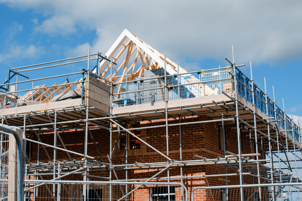 Contract Administration - Loading platform made of scaffold system